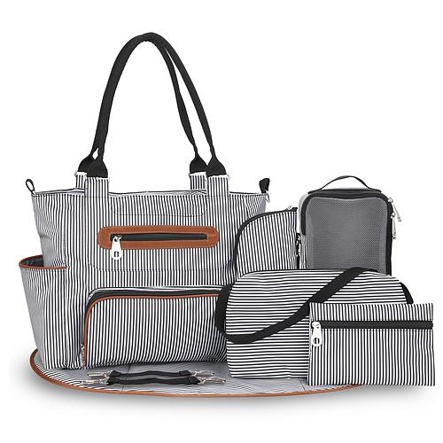 GBruno 8Pcs Baby Nappy Diaper Bags Set
