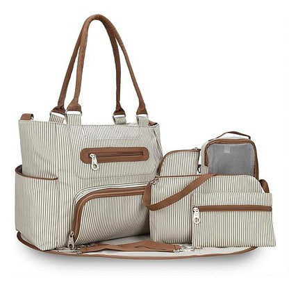 GBruno 8Pcs Baby Nappy Diaper Bags Set